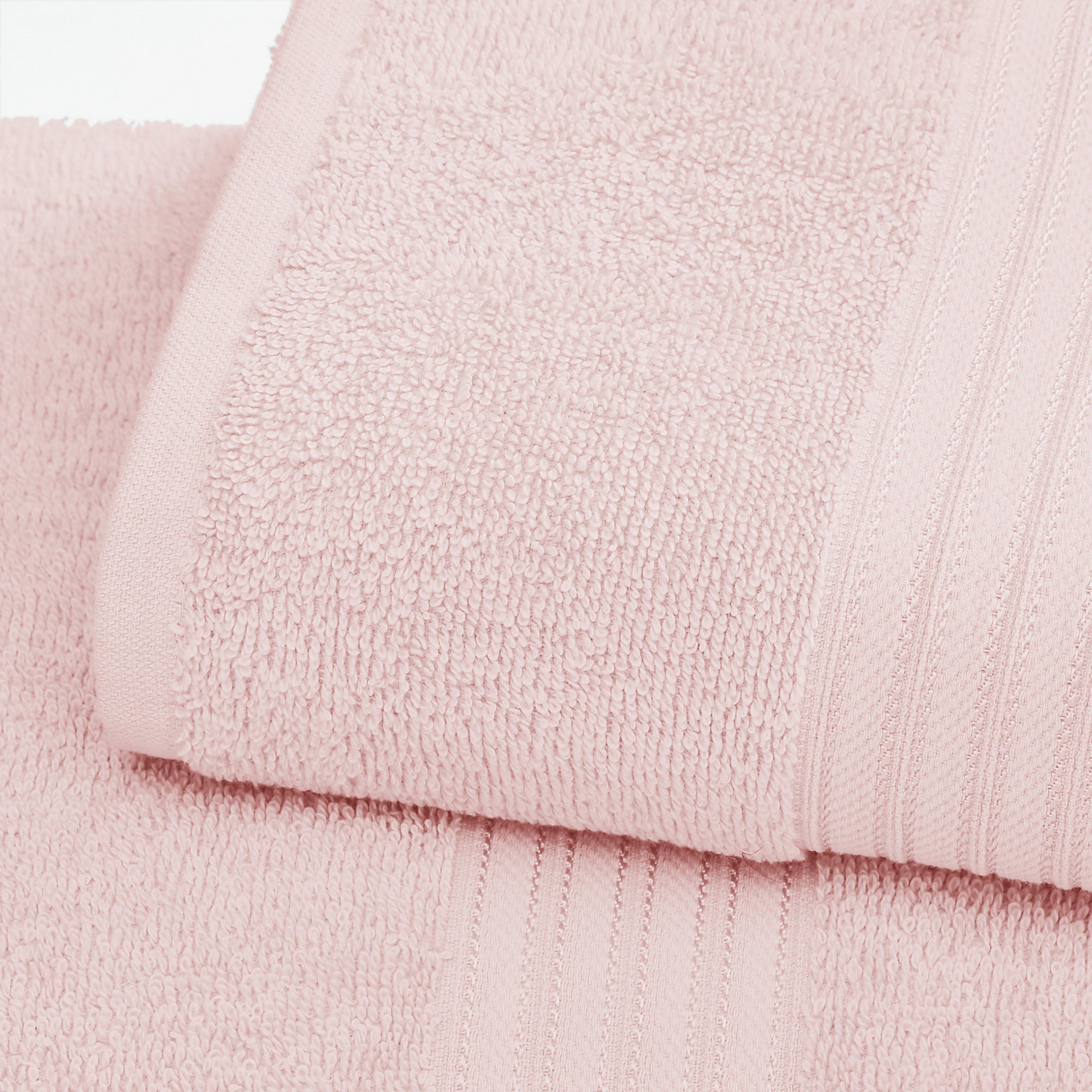 Feather Spun Cotton Bath Towels — Soft, Quick-Dry & Lightweight | Classic Bordered Style