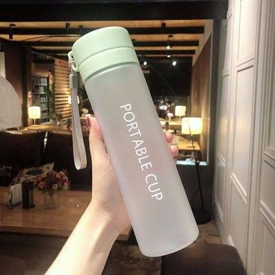 800ml Matte Sport Water Bottle | BPA-Free Leak-Proof Bottle for School & Outdoors