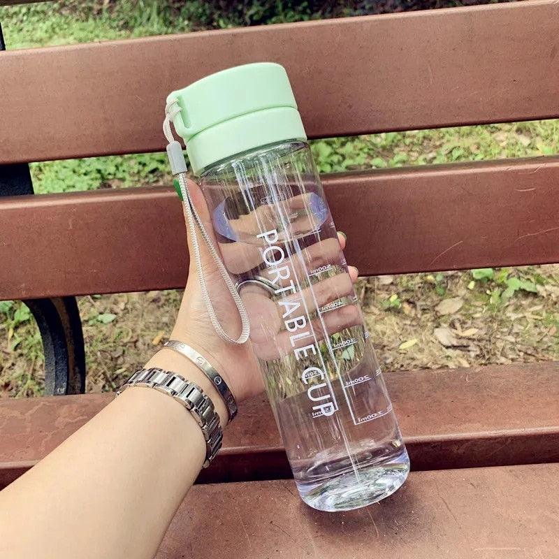 800ml Matte Sport Water Bottle | BPA-Free Leak-Proof Bottle for School & Outdoors