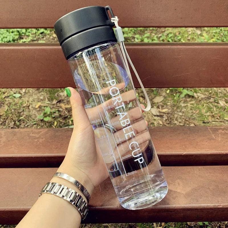 800ml Matte Sport Water Bottle | BPA-Free Leak-Proof Bottle for School & Outdoors