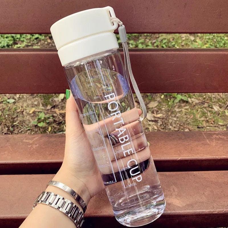 800ml Matte Sport Water Bottle | BPA-Free Leak-Proof Bottle for School & Outdoors