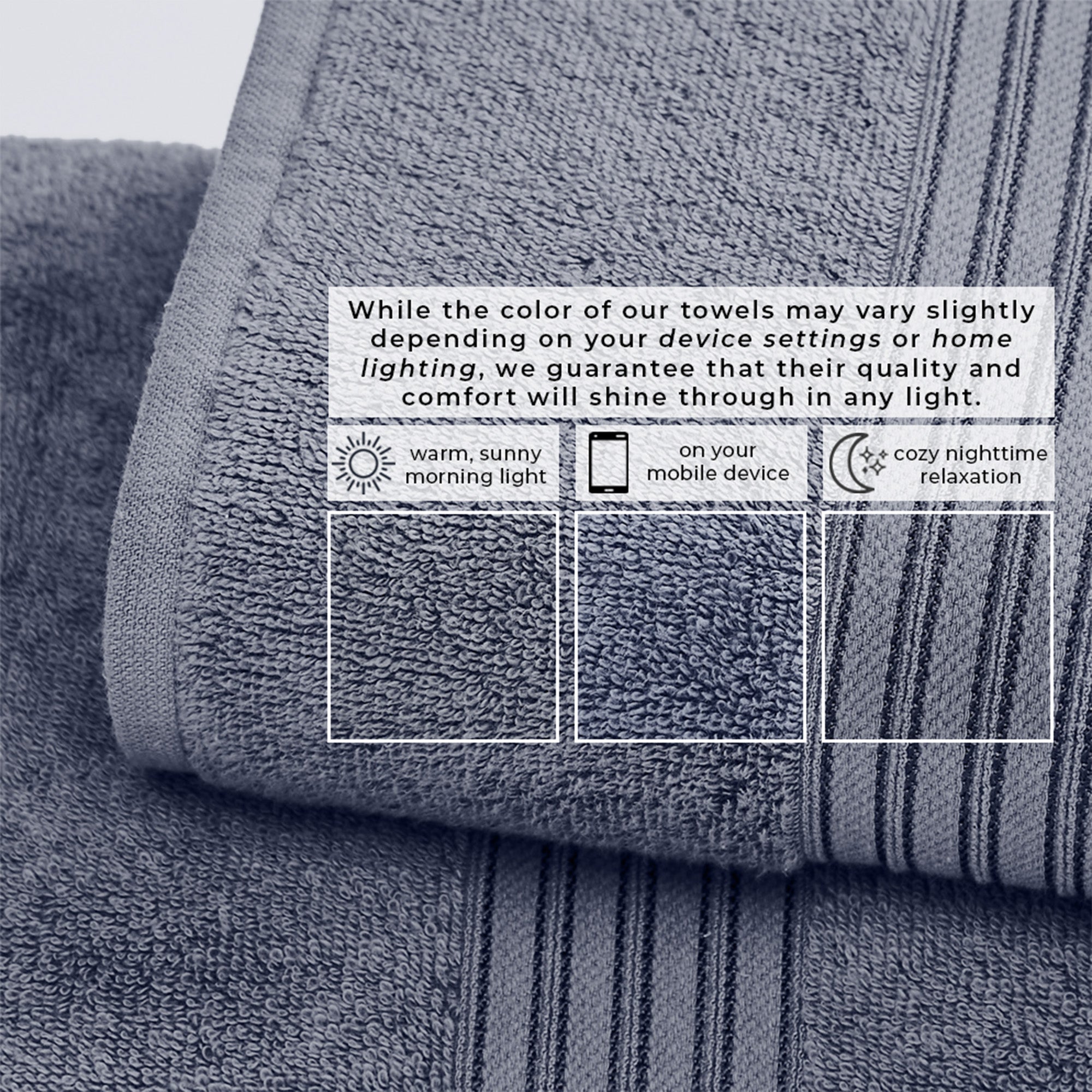 Feather Spun Cotton Bath Towels — Soft, Quick-Dry & Lightweight | Classic Bordered Style