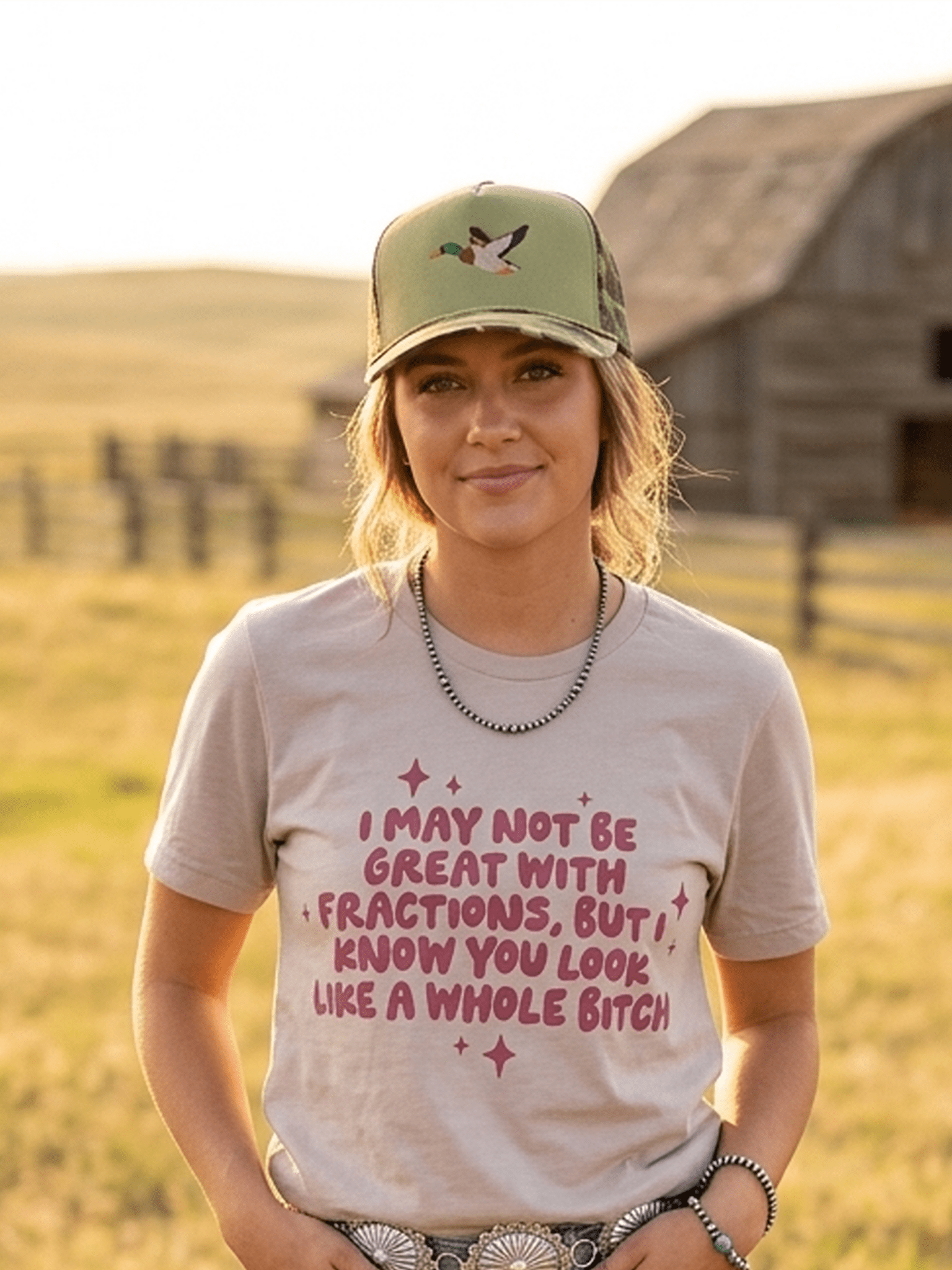 I May Not Be Great With Fractions Graphic Tee | Funny Shirt | Made in USA