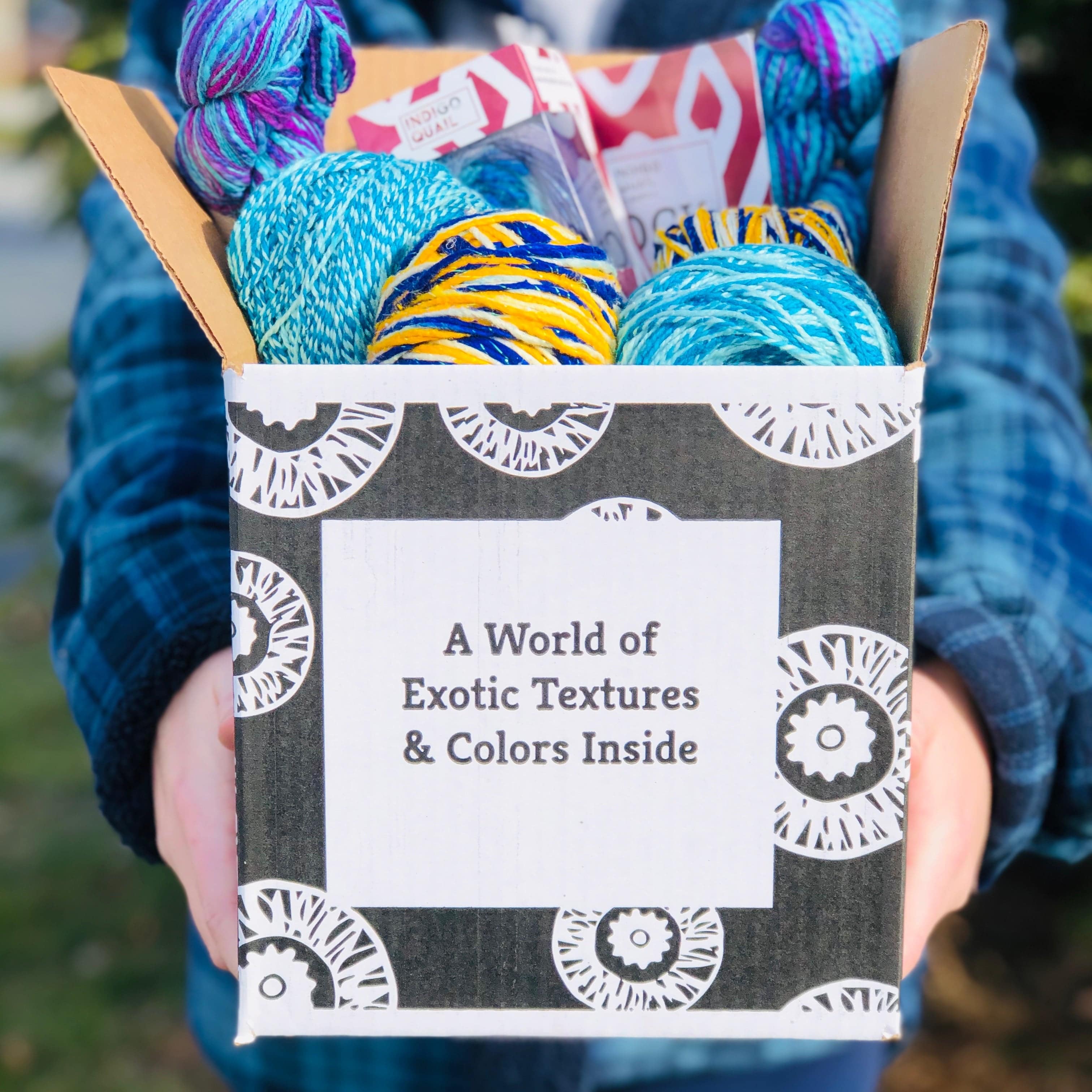Darn Good Yarn Editor's Box — Curated Mystery Yarn Collection