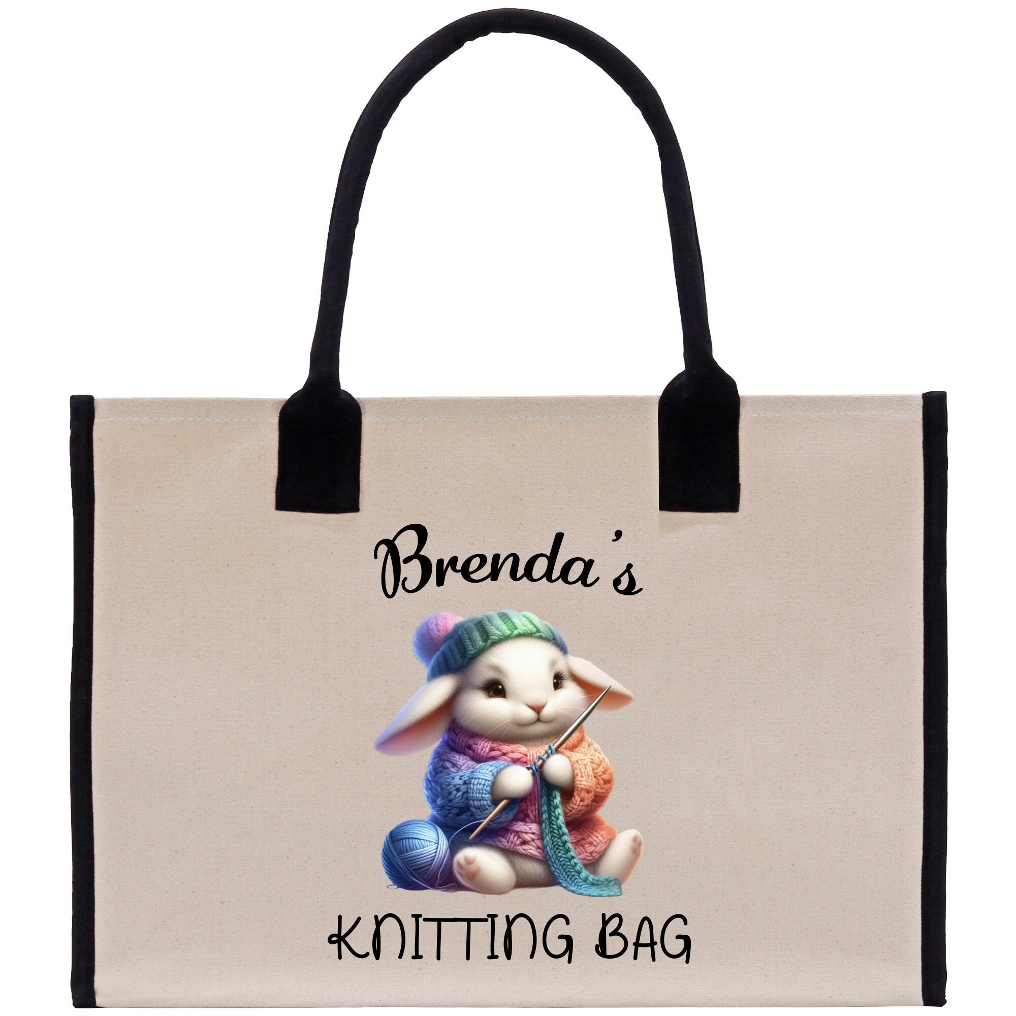 Canvas Tote Beach Bag – Eco-Friendly Cotton, Water-Resistant