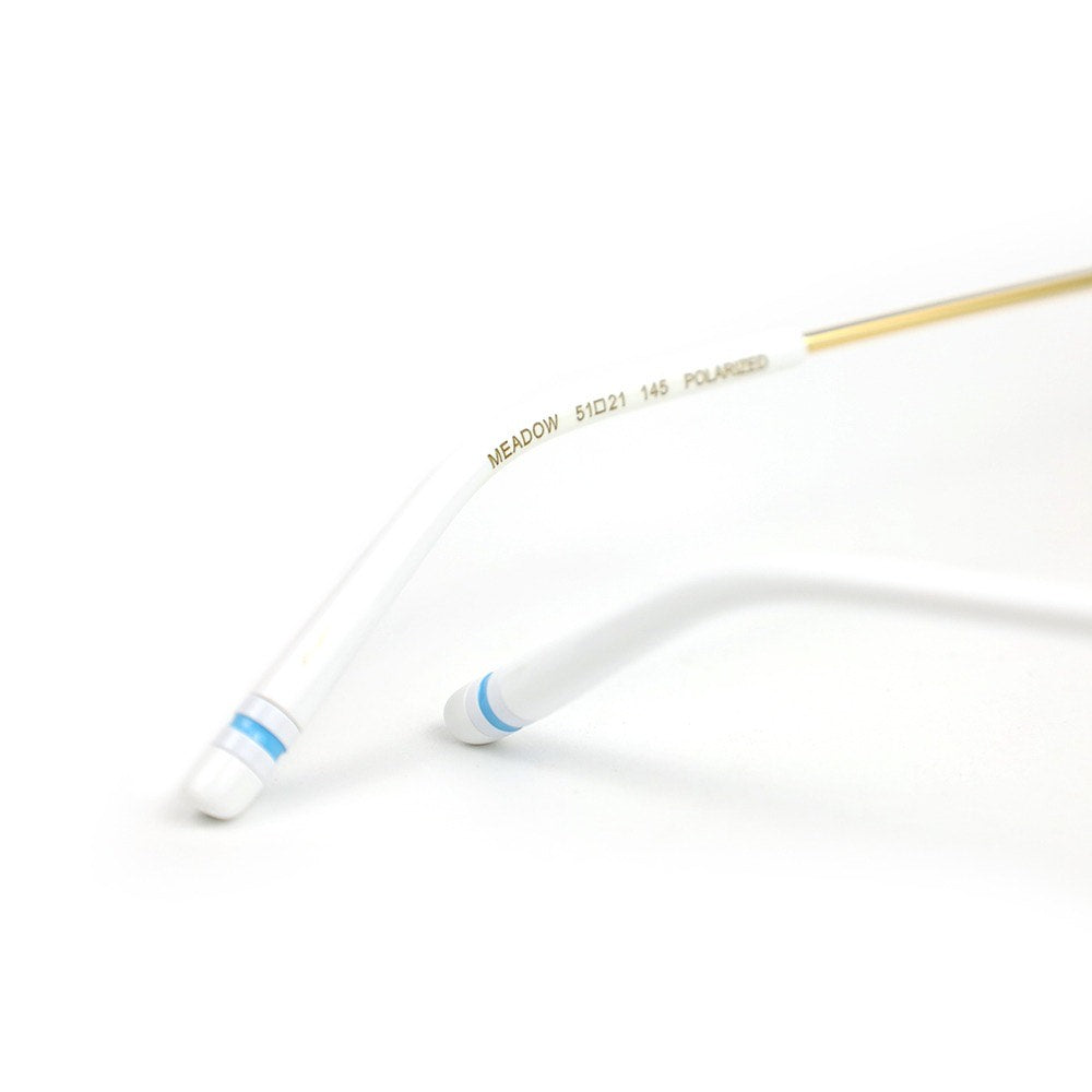 Medical device with 'Meadow' branding on a white background