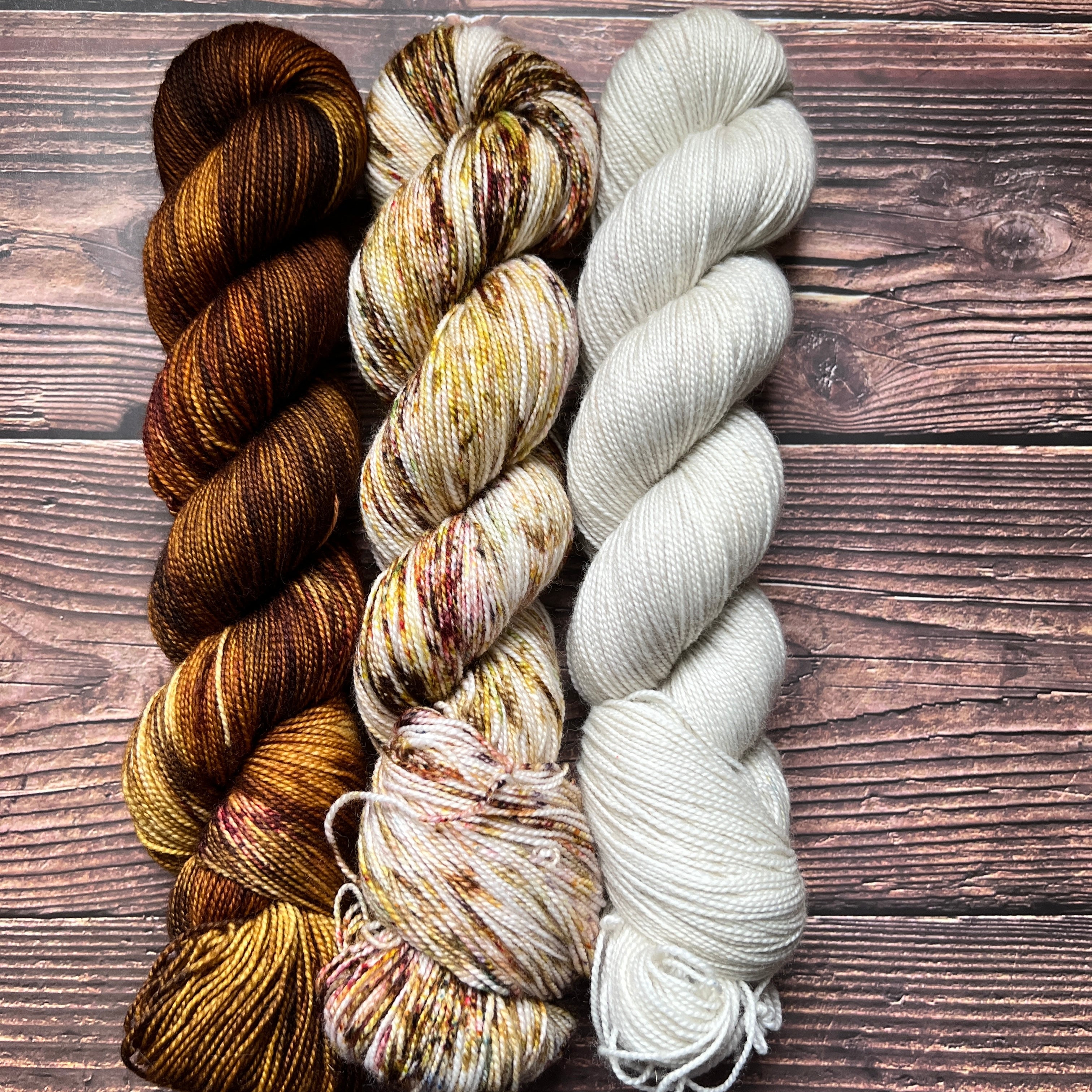 Woolen Wild & Free 3-Skein Hand-Dyed Yarn Kit | Choose Your Base & Color Palette
