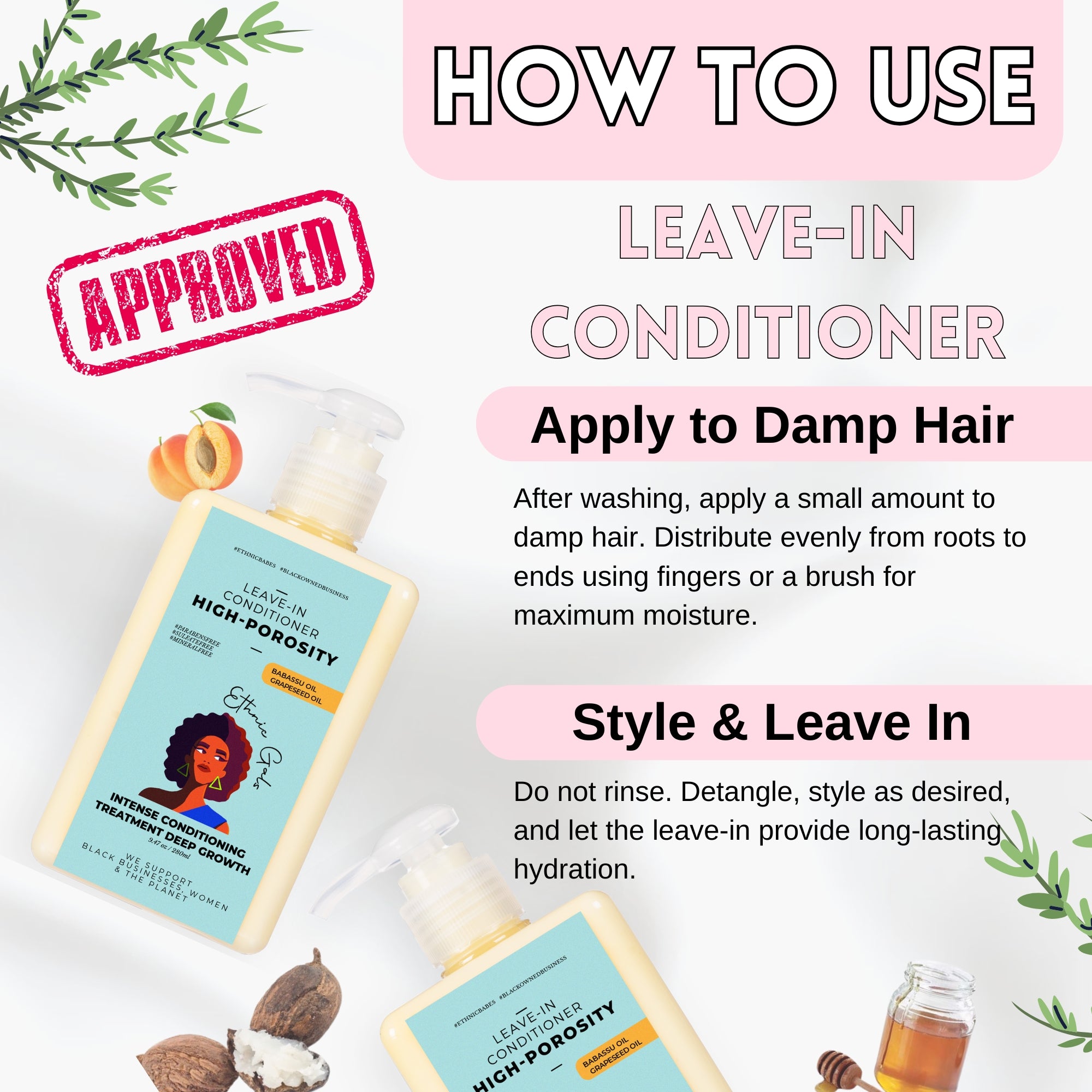 High Porosity Hair Care Bundle | Shampoo, Mask & Leave-In + FREE Miracle Oil