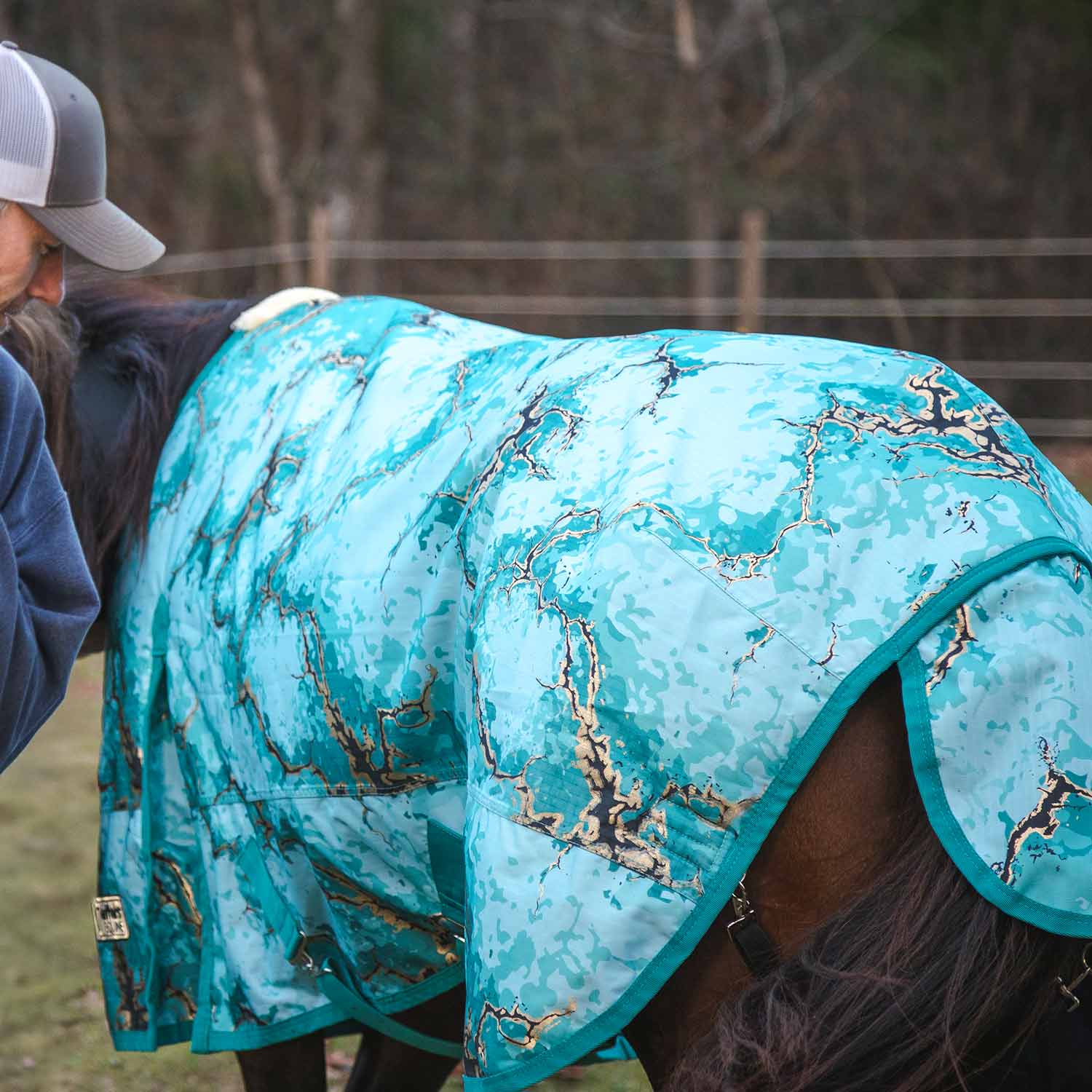 Jeffers Expression 1200D Turnout Horse Blanket — 240g Waterproof & Breathable