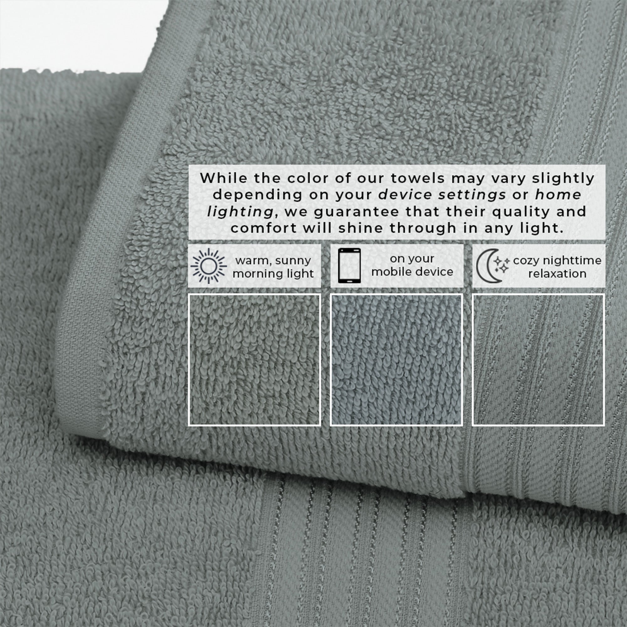 Feather Spun Cotton Bath Towels — Soft, Quick-Dry & Lightweight | Classic Bordered Style