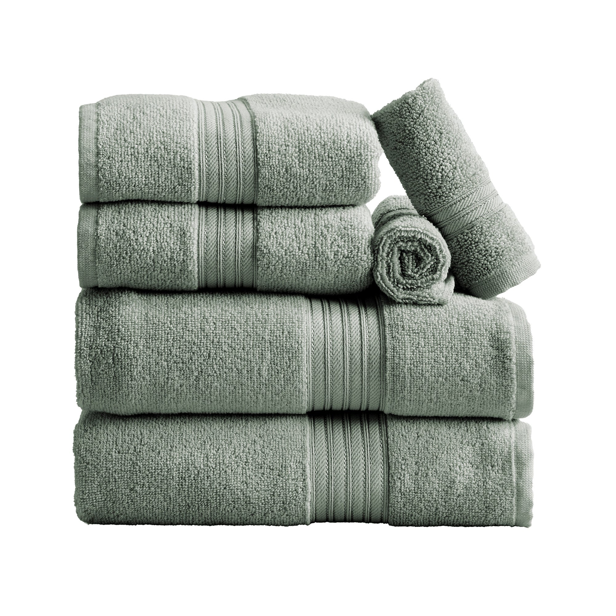 Feather Spun Cotton Bath Towels — Soft, Quick-Dry & Lightweight | Classic Bordered Style
