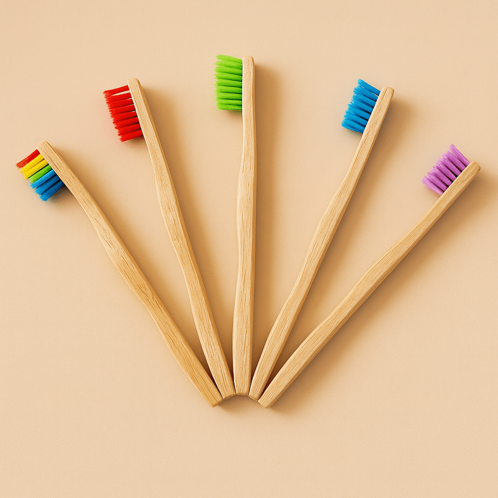 Kids Bamboo Toothbrush — Biodegradable, Naturally Antibacterial & BPA-Free | Zero Waste