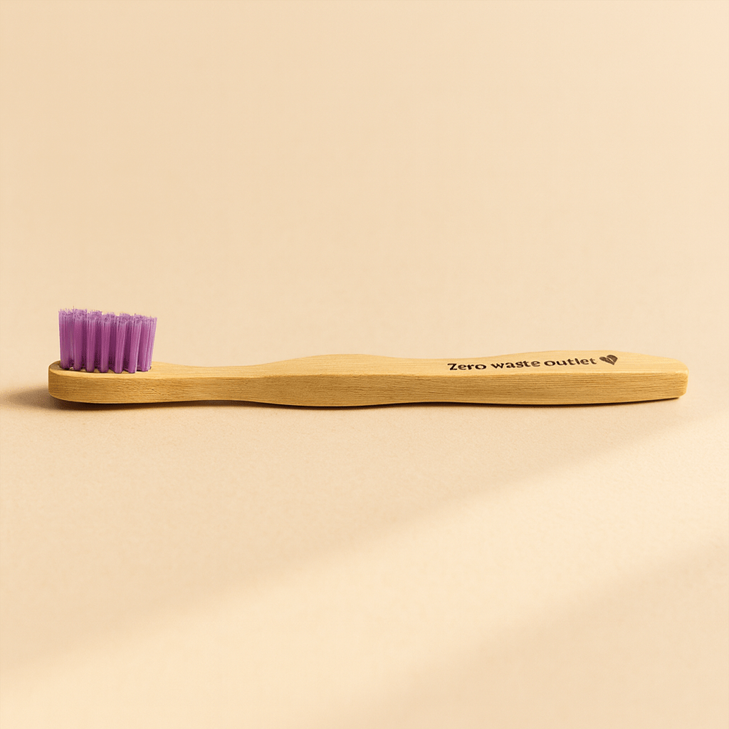 Kids Bamboo Toothbrush — Biodegradable, Naturally Antibacterial & BPA-Free | Zero Waste
