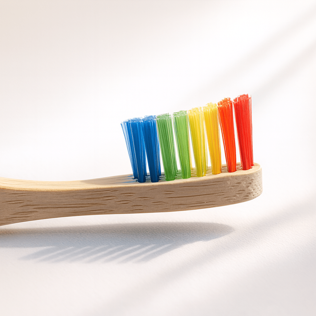 Kids Bamboo Toothbrush — Biodegradable, Naturally Antibacterial & BPA-Free | Zero Waste