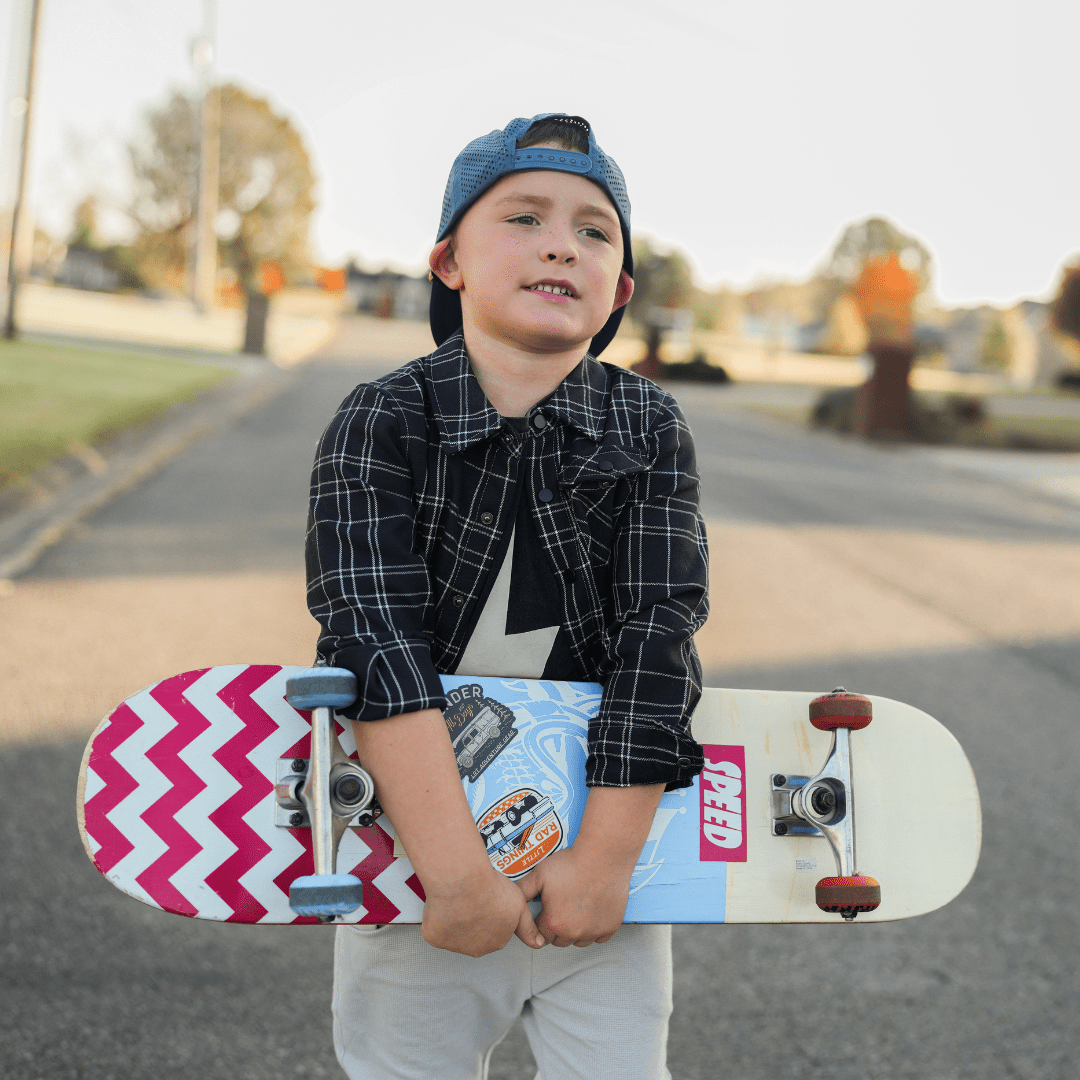 Kids Flip Side Flannel – Soft Snap-Front Shirt