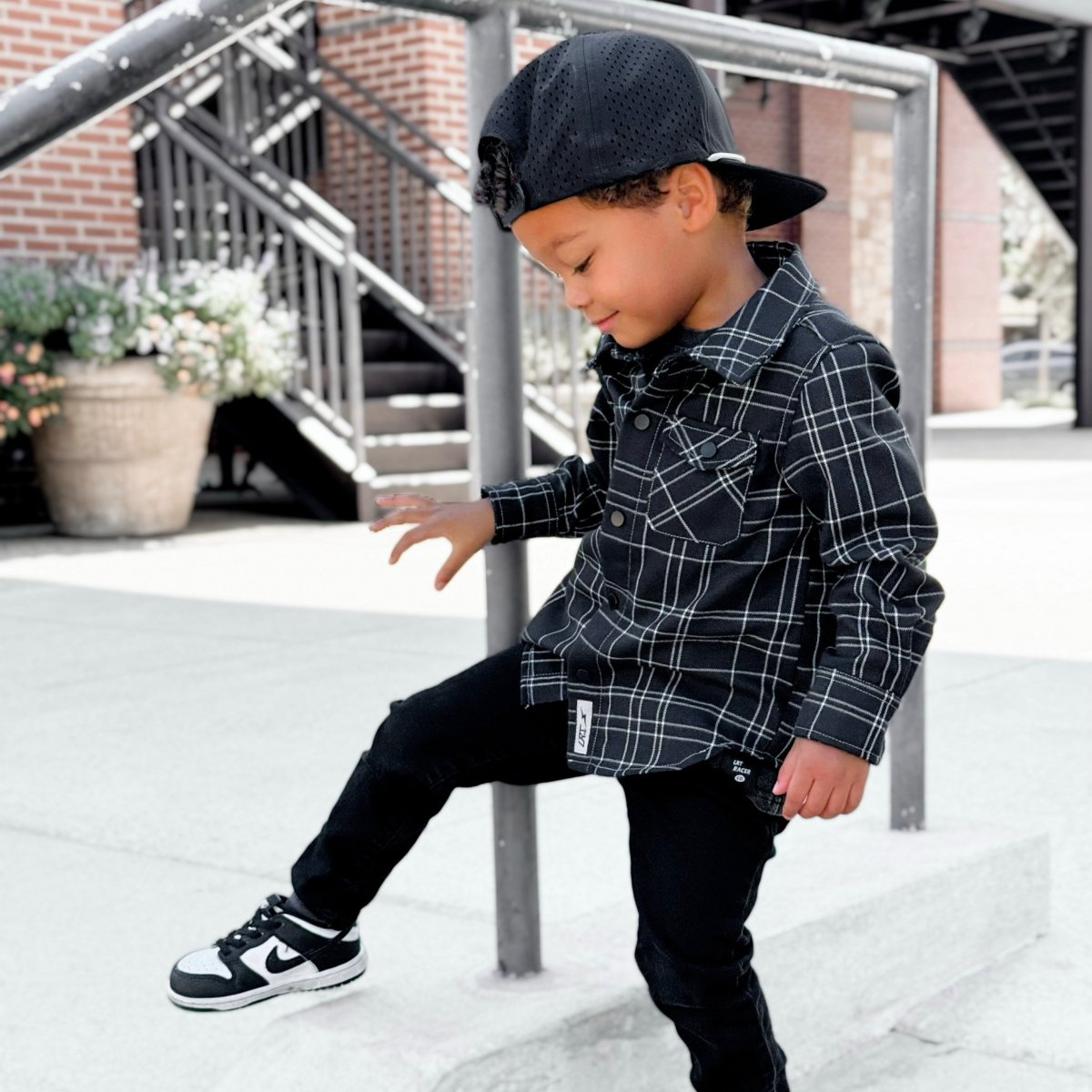 Kids Flip Side Flannel – Soft Snap-Front Shirt