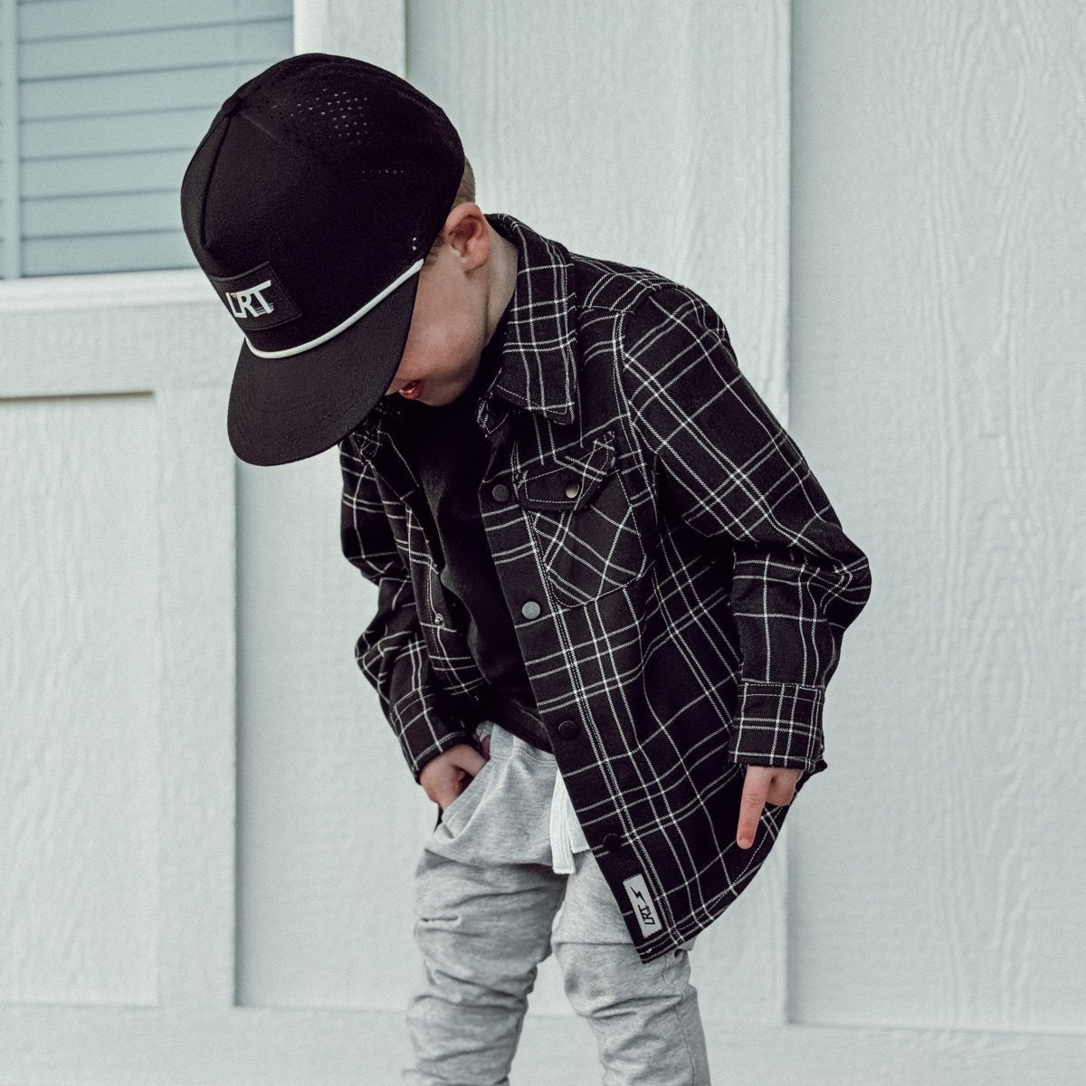 Kids Flip Side Flannel – Soft Snap-Front Shirt