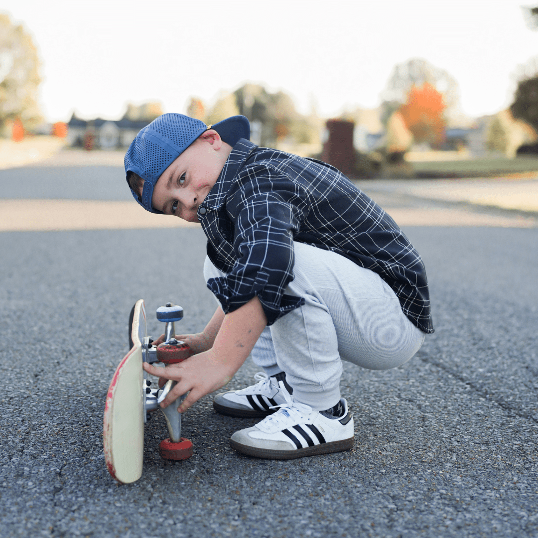 Kids Flip Side Flannel – Soft Snap-Front Shirt