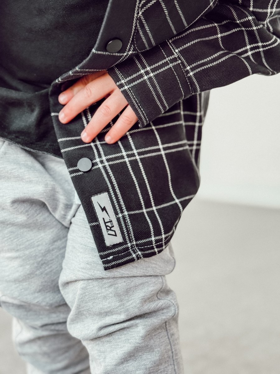 Kids Flip Side Flannel – Soft Snap-Front Shirt