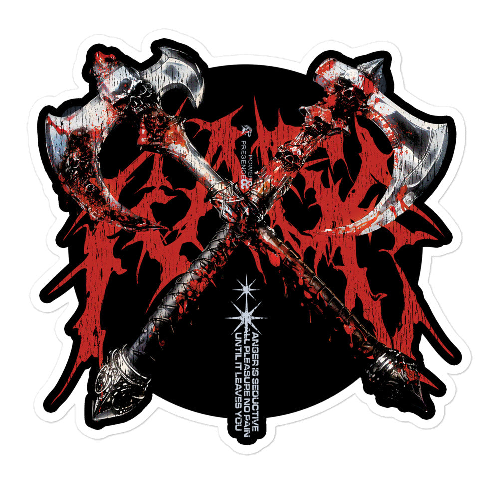 Wutäxte – Barbaren-Sticker