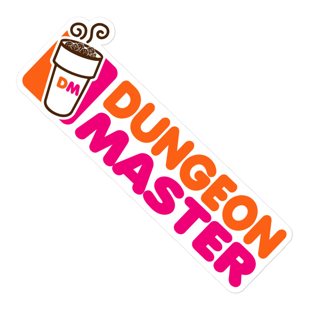 Dunkin DM - Dungeon Master Aufkleber