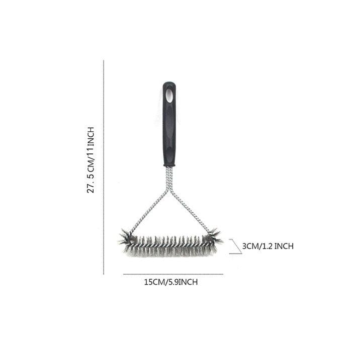 Stainless Steel BBQ Grill Cleaning Brush – Bristle-Free Wire Scrubber