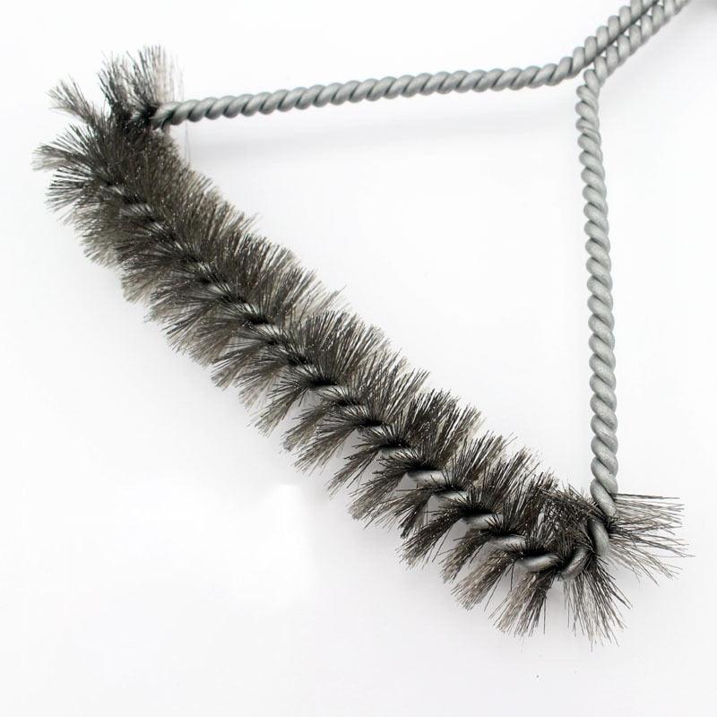 Stainless Steel BBQ Grill Cleaning Brush – Bristle-Free Wire Scrubber