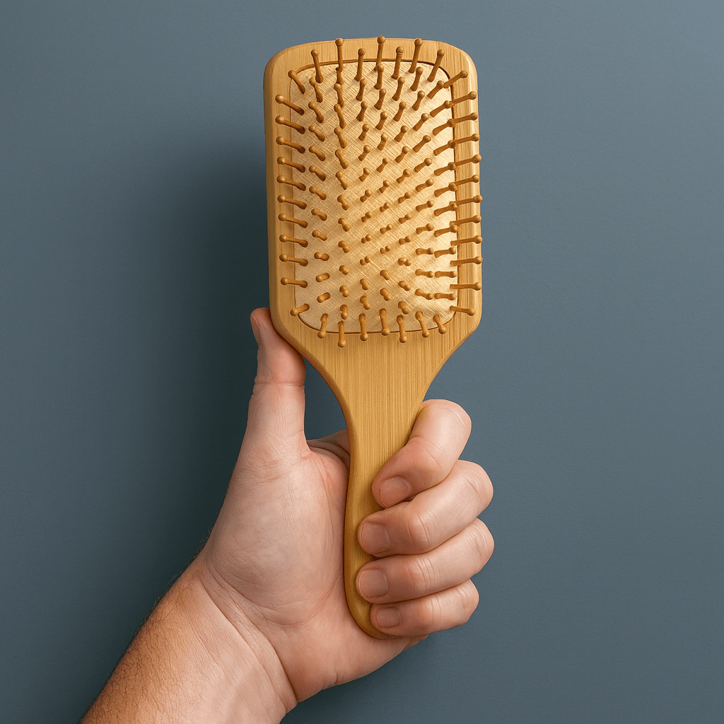 Large Bamboo Paddle Hairbrush – Zero-Waste & Anti-Static