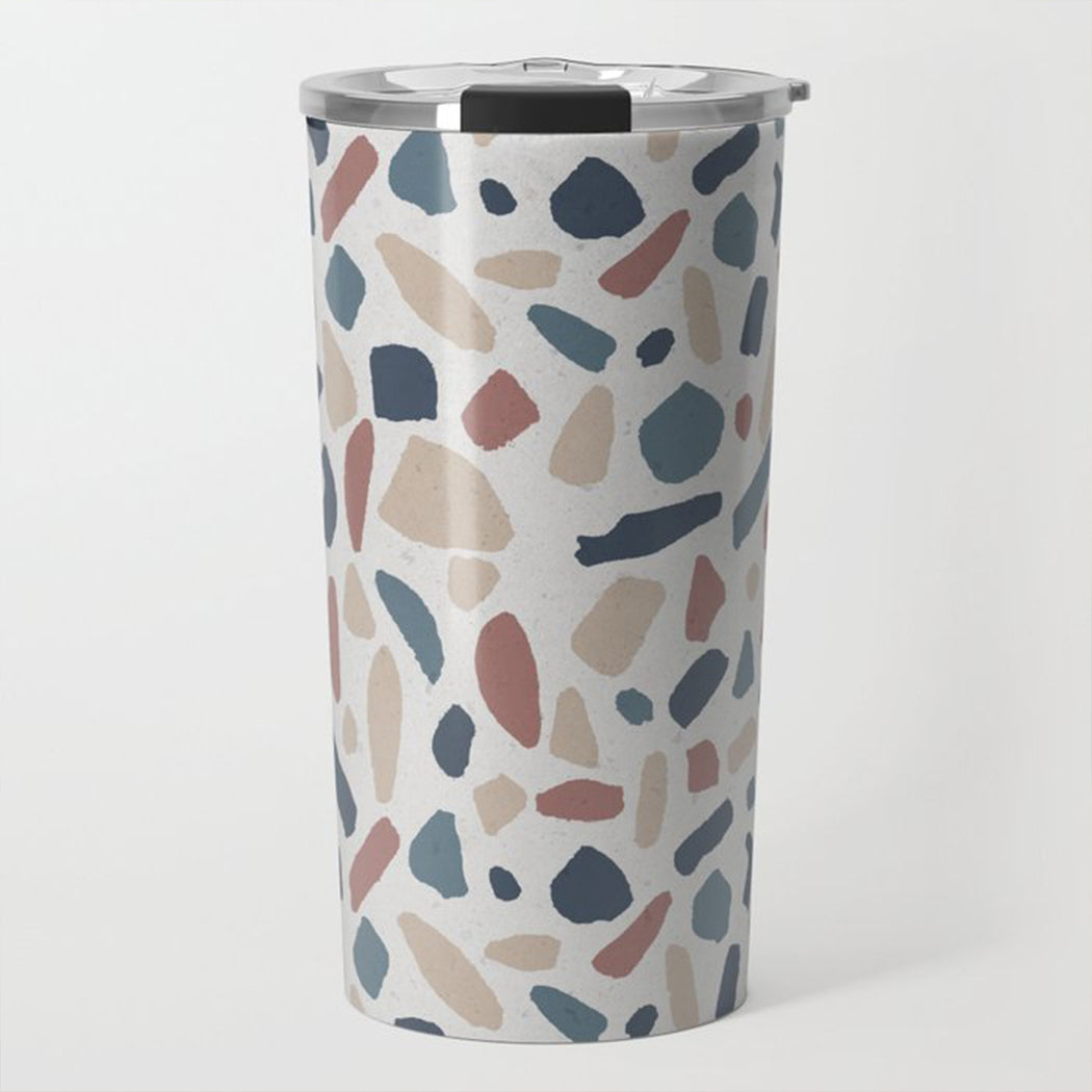 Coole Terrazzo-Reisekaffeetasse | 20oz Doppelwandige vakuumisolierte Edelstahl-Tasse