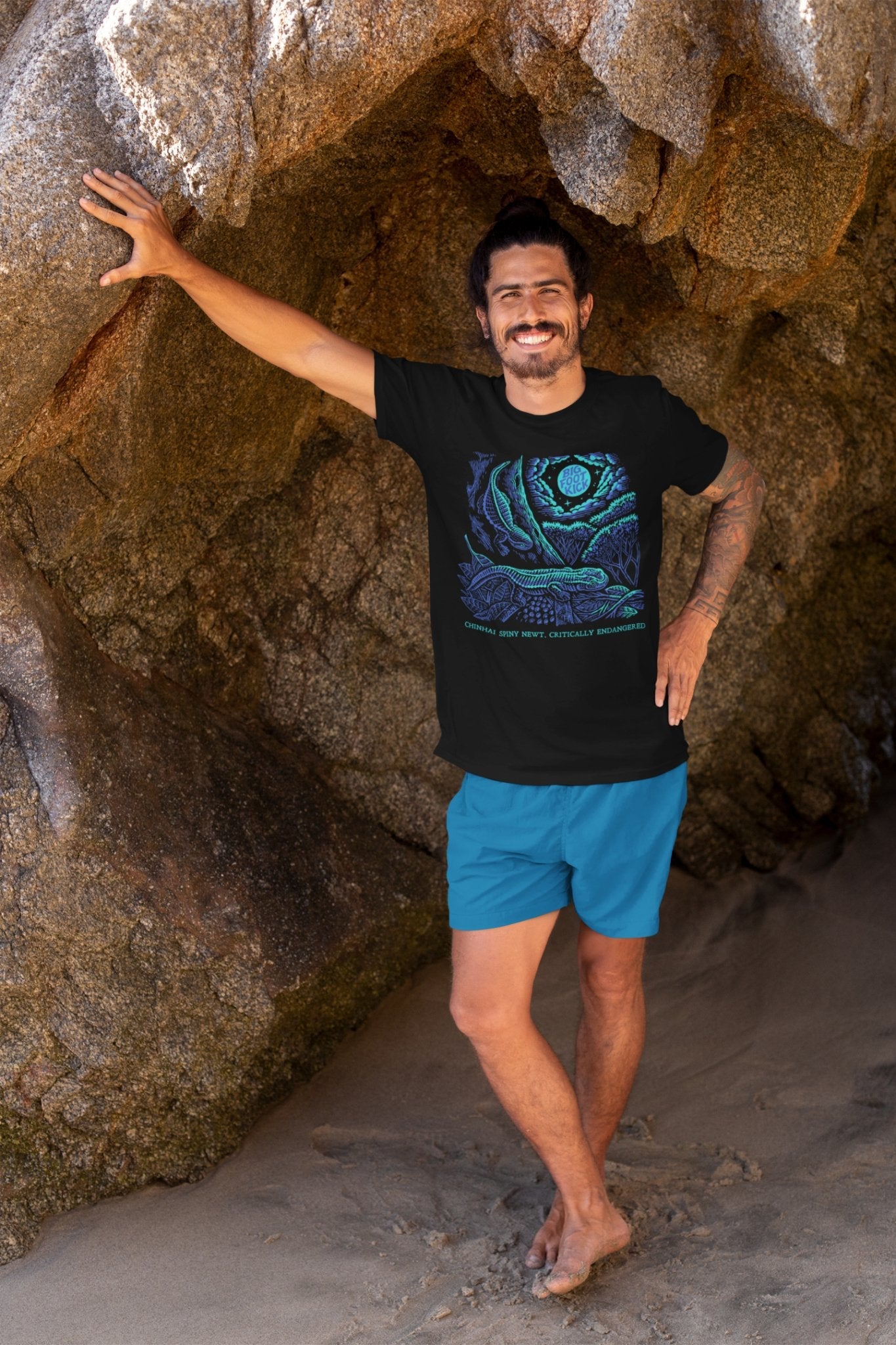 Lost Species Newt Shirt – 100% Pima Cotton