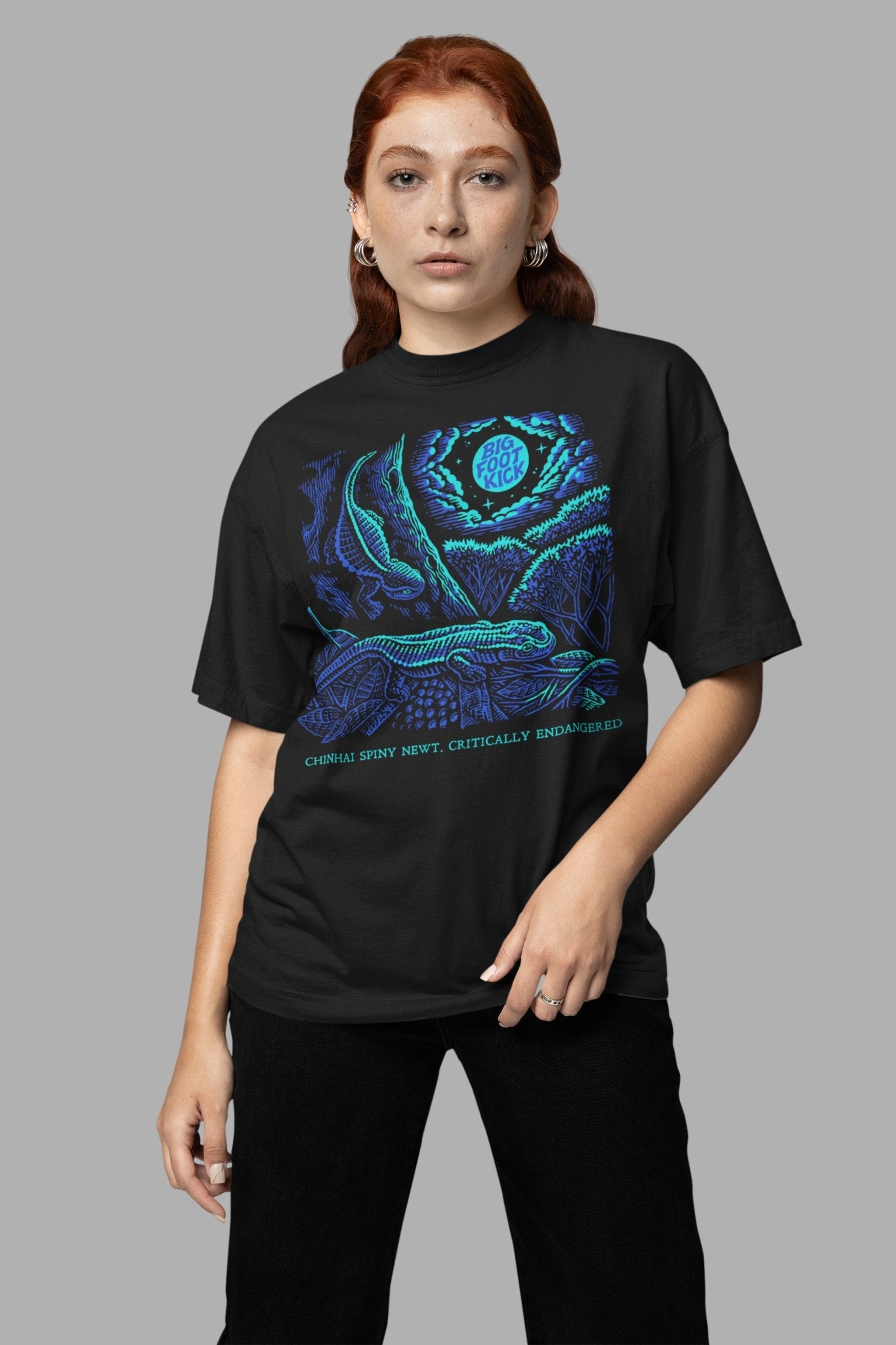 Lost Species Newt Shirt – 100% Pima Cotton