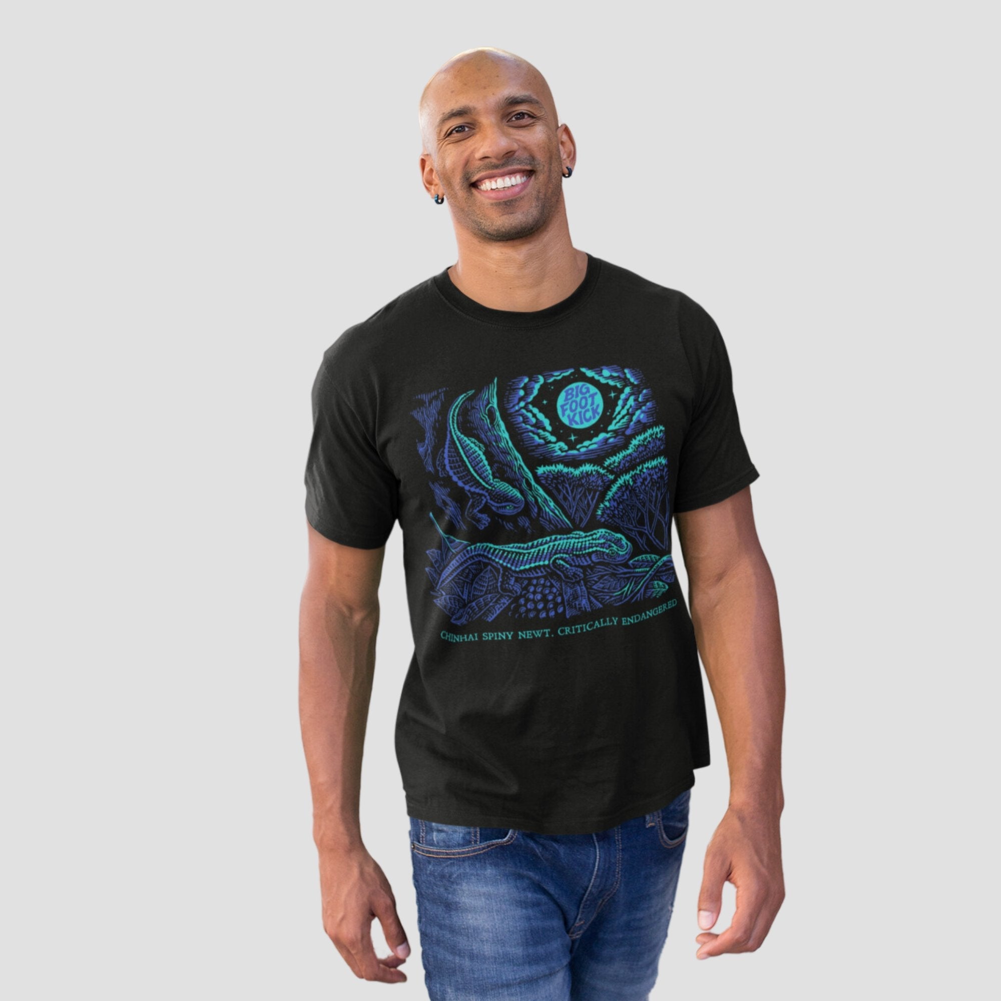Lost Species Newt Shirt – 100% Pima Cotton