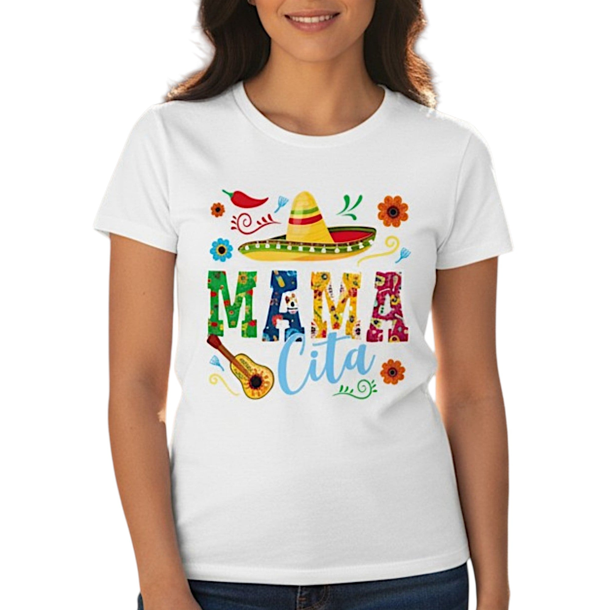 Mamacita Graphic T-Shirt – Festive Fiesta Tee for Women