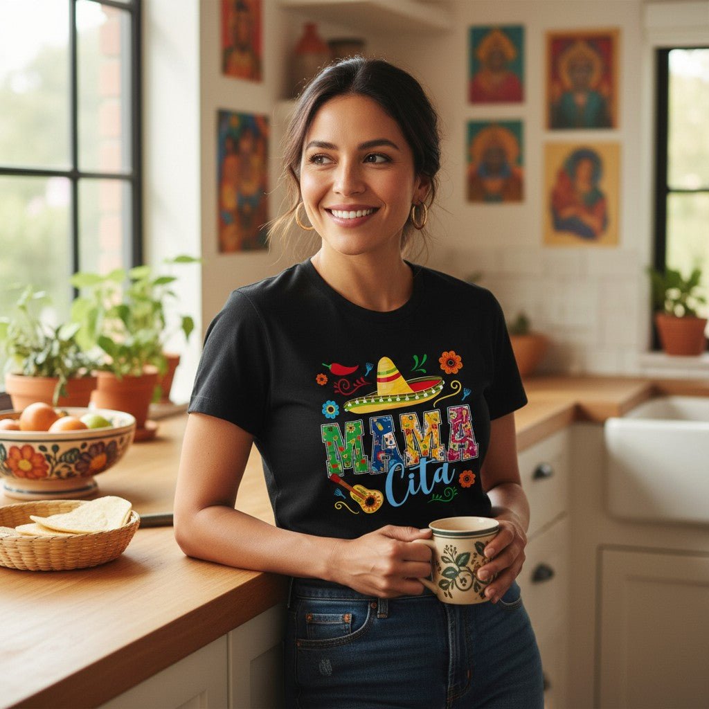 Mamacita Graphic T-Shirt – Festive Fiesta Tee for Women