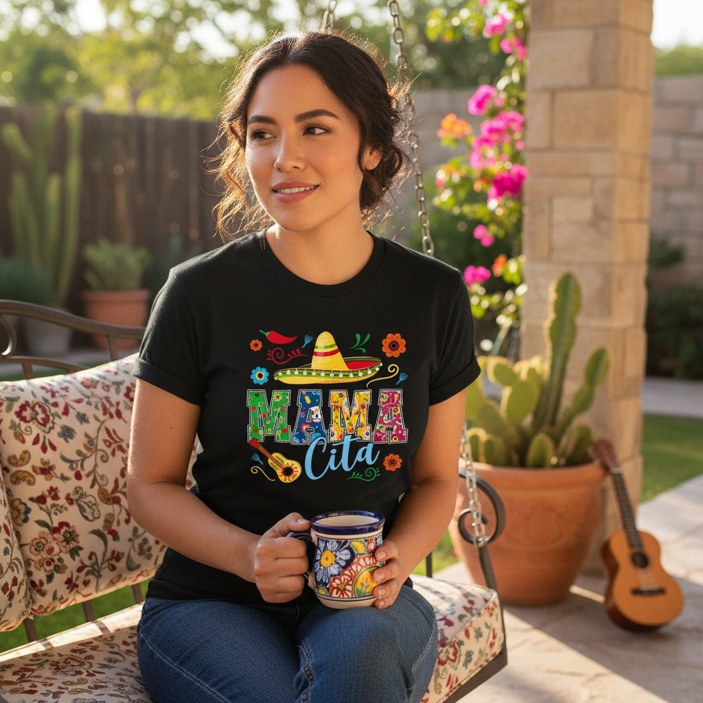 Mamacita Graphic T-Shirt – Festive Fiesta Tee for Women