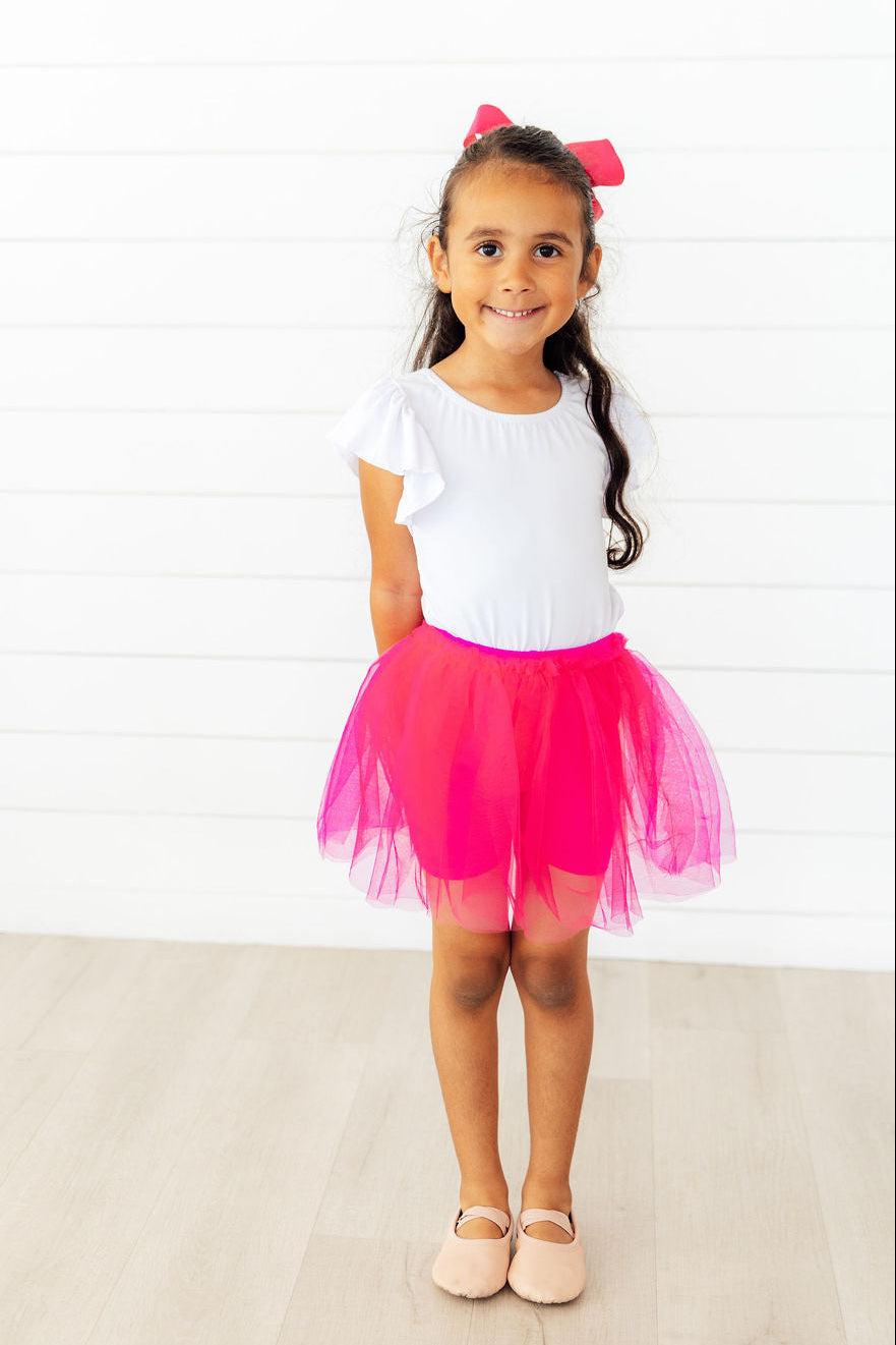 Mila & Rose Tutu Shorts | Flouncy Tutu Overlay Shorts for Girls