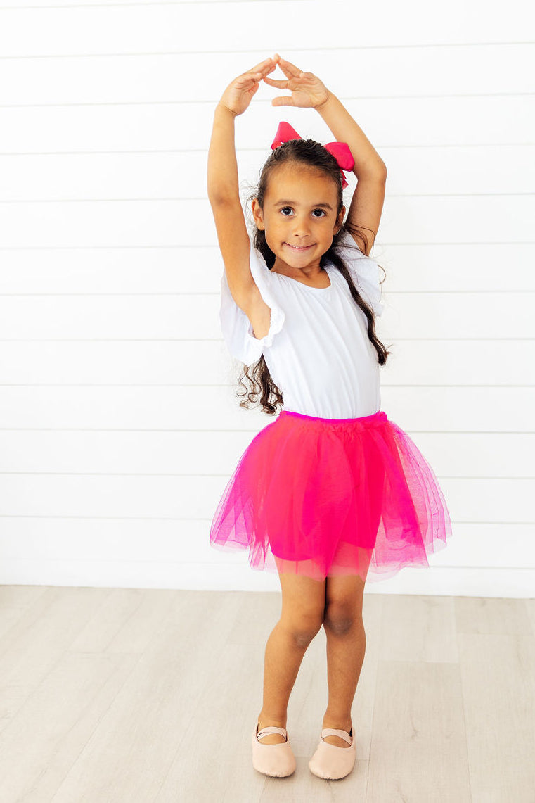 Mila & Rose Tutu Shorts | Flouncy Tutu Overlay Shorts for Girls