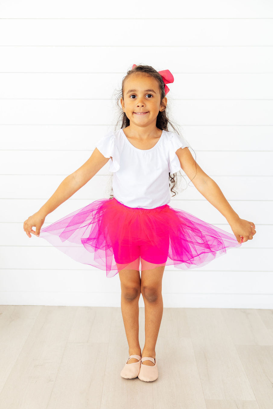Mila & Rose Tutu Shorts | Flouncy Tutu Overlay Shorts for Girls