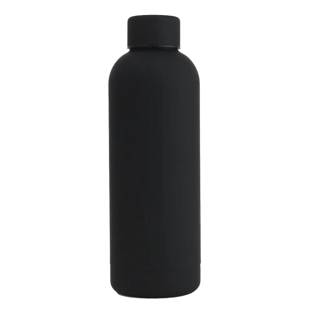17oz Vacuum Insulated Stainless Steel Water Bottle | Rubber-Coated | 7 Colors