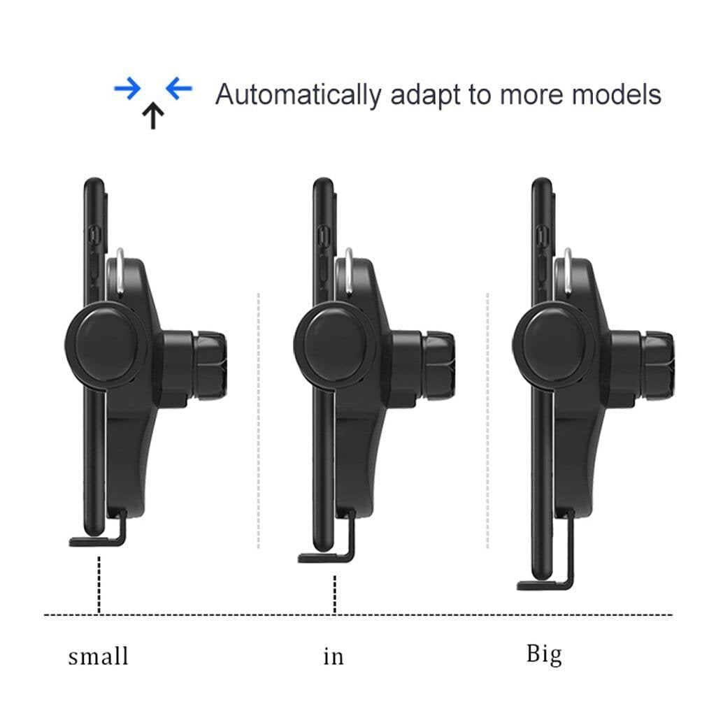 10W Qi Fast Wireless Car Charger | Auto-Sensing Air Vent Mount