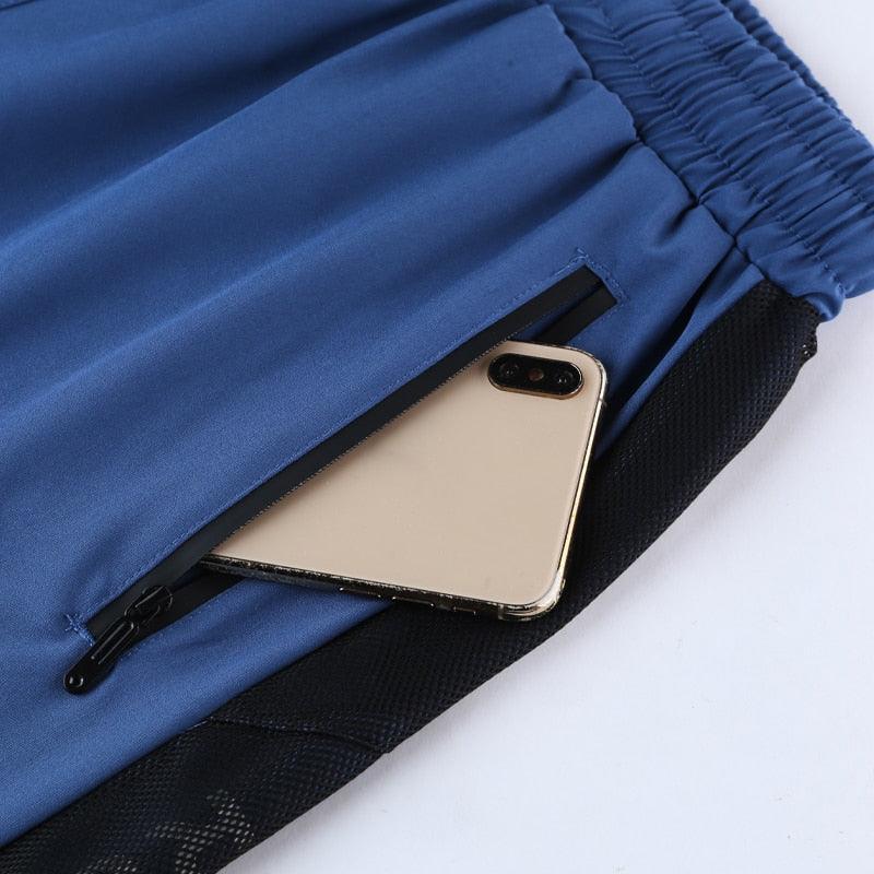 Men's Quick-Dry Training Shorts | Patchwork Gym & Running Shorts | HAMNIFY