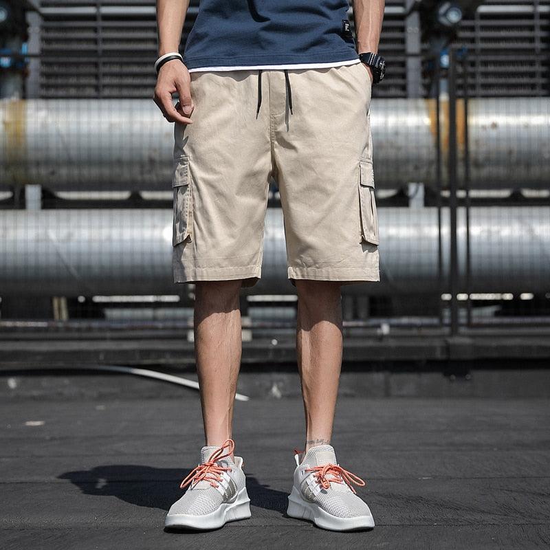 Men's Casual Cargo Shorts | Loose Fit Cotton Beach & Outdoor Shorts | HAMNIFY