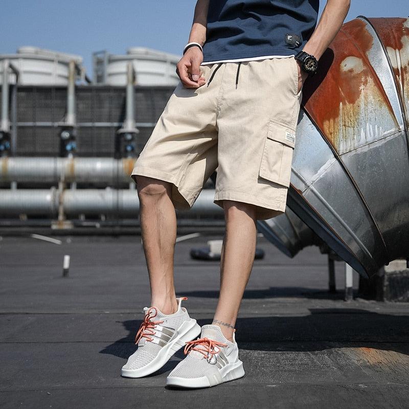 Men's Casual Cargo Shorts | Loose Fit Cotton Beach & Outdoor Shorts | HAMNIFY