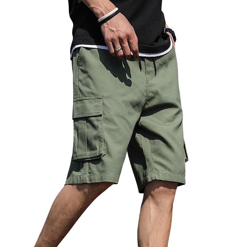 Men's Casual Cargo Shorts | Loose Fit Cotton Beach & Outdoor Shorts | HAMNIFY