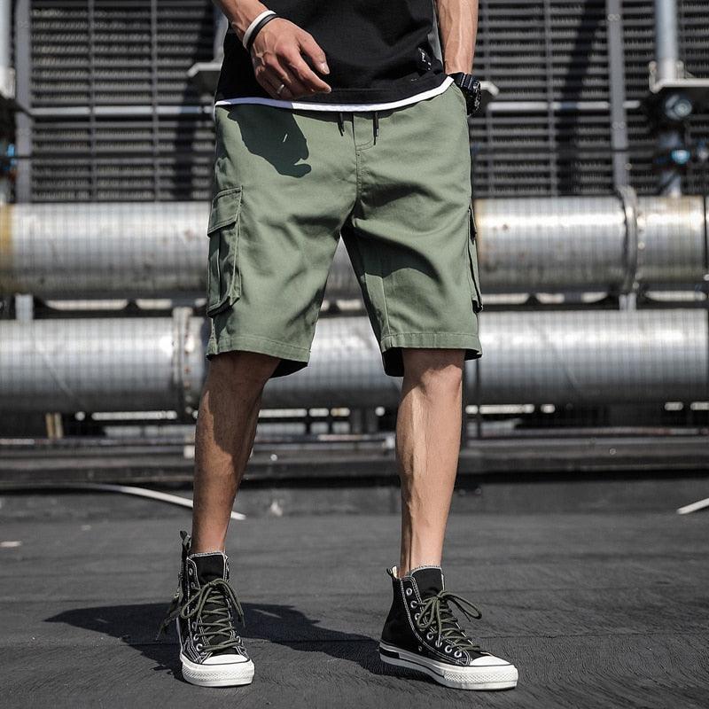 Men's Casual Cargo Shorts | Loose Fit Cotton Beach & Outdoor Shorts | HAMNIFY