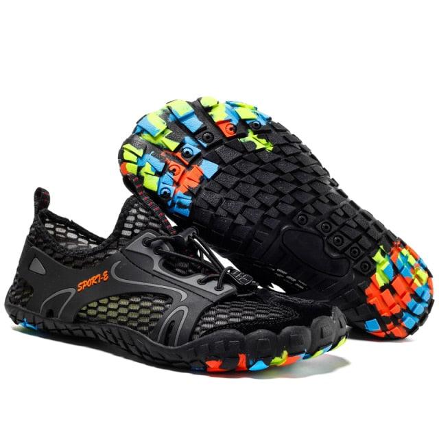 Men’s Water Shoes – Lightweight Mesh Aqua Shoes with Non-Slip Sole