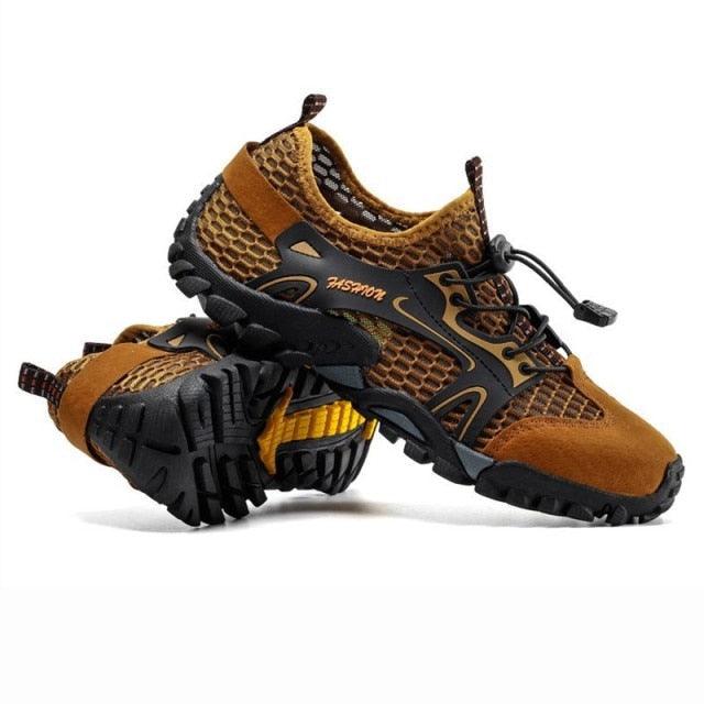Men’s Water Shoes – Lightweight Mesh Aqua Shoes with Non-Slip Sole