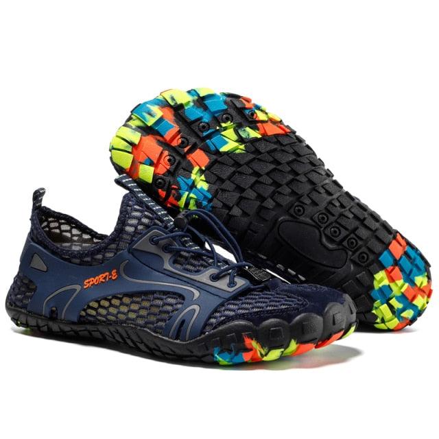 Men’s Water Shoes – Lightweight Mesh Aqua Shoes with Non-Slip Sole