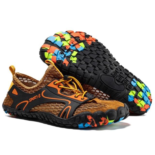 Men’s Water Shoes – Lightweight Mesh Aqua Shoes with Non-Slip Sole
