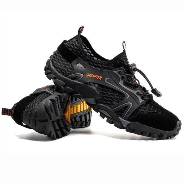 Men’s Water Shoes – Lightweight Mesh Aqua Shoes with Non-Slip Sole